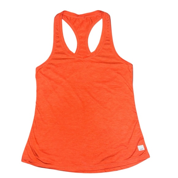 Vuori Tops - EUC Vuori Lux Performance Orange Racerback Tank Top Small Active Gym Outdoor